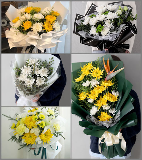 广东梅州市平远县中行镇中行村白事花束代送